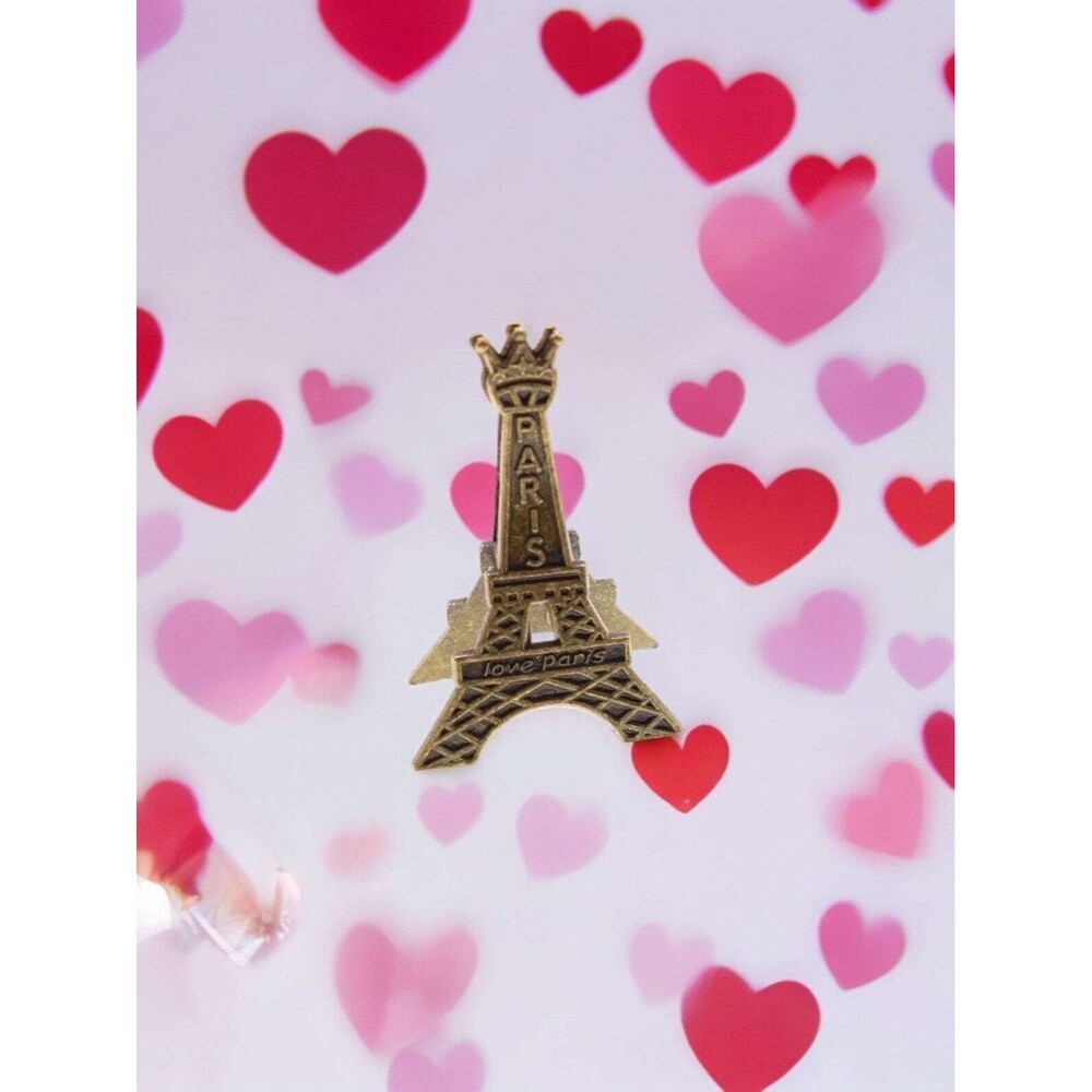 Eiffel Tower Memo Clips Set of 2- Paris Chic School Office Decor, Photo Holder, - Picture 3 of 5